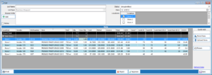 Purchase Request Row Contrast